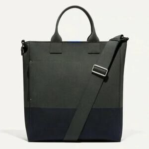 NWT Rothy's Carryall Laptop Tote Large Work Travel Bag, Forest Green Black
